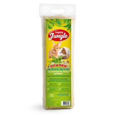 Опилки Happy Jungle Зеленое яблоко, 20 л 