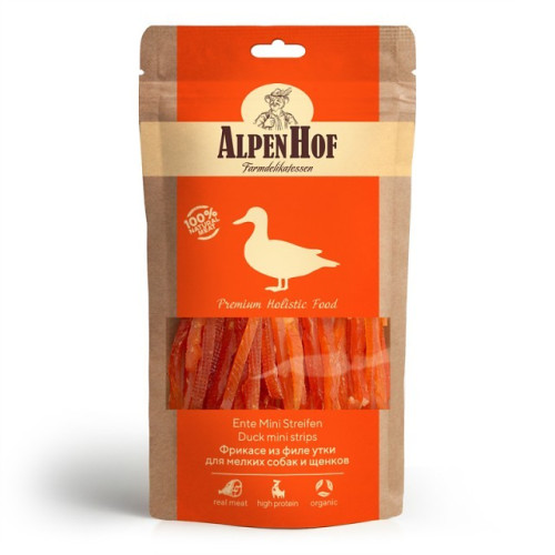 Лакомство AlpenHof Фрикасе из утки для мелких собак и щенков, 50 г 