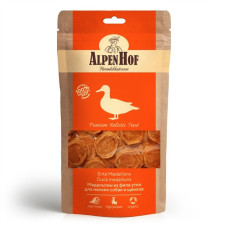 Лакомство AlpenHof Медальоны из утки для мелких собак и щенков, 50 г 