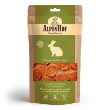 Лакомство AlpenHof Медальоны из кролика для мелких собак и щенков, 50 г 