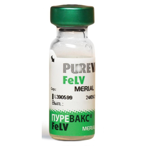 Вакцина Пуревакс FeLV для кошек (лейкоз), жидкая, 1 доза