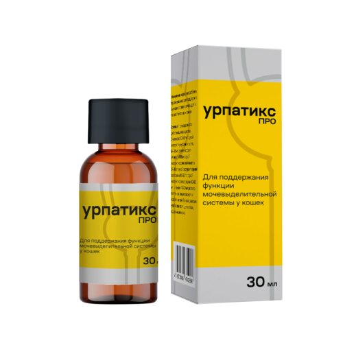 Урпатикс ПРО, кормовая добавка для кошек, 30 мл