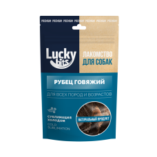 Лакомство сублимированное д/собак Lucky bits Рубец говяжий 35г Лаки битс