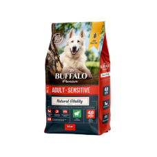 Mr.Buffalo Сухой корм для собак средних и крупных пород с чувс. пищ. Ягненок, 14кг