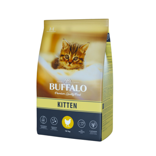 Mr.Buffalo Сухой корм для котят курица 10кг
