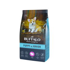Mr.Buffalo Сухой корм для щенков и юниоров с индейкой 14кг