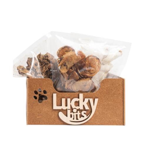 Лакомства набор для кошек Lucky bits Новогодняя коллекция 1 шт (Лаки битс)