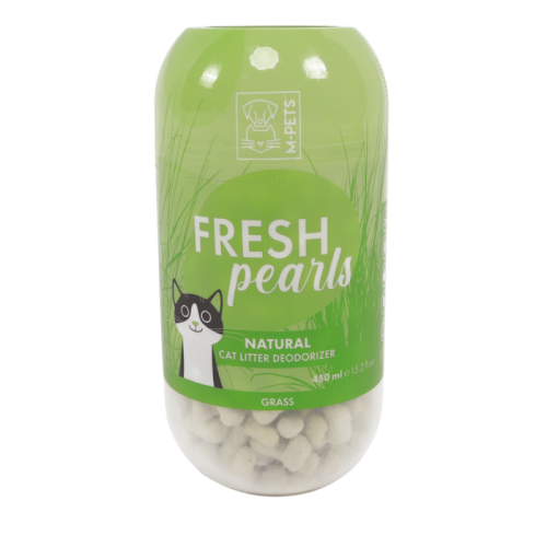 Дезодорирующие гранулы для кошачьего туалета FRESH Pearls, травяной, 450 мл, Mpets 