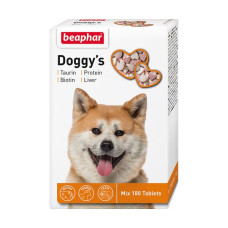 Кормовая добавка Doggy's MIX для собак, биотин+ветчина+печень, таблетки, № 180