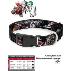 Ошейник (Buckle-Down) Джокер мультицвет с пластиковой застёжкой 28-43 см