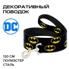 Поводок (Buckle-Down) Бэтмен жёлтый цвет 120см