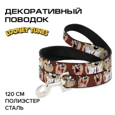 Поводок (Buckle-Down) Тасманийский дьявол мультицвет 120 см