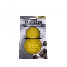 Tonka Игрушка-дозатор для лакомств рифленый 10мм желтый 12,7см