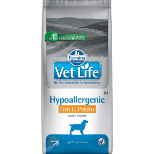 Farmina (Фармина) Vet Life Dog 12кг гипоаллергенный с рыбой и картофелем сухой для собак (5094)