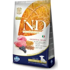 Farmina (Фармина) N&D Low Grain Dog 7кг с ягненком и черникой для щенков мелких пород (035103)