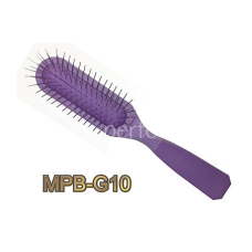 Расчёска (MADAN) MPB-G10 массажная, мягкая, продолговатой формы, лаванда