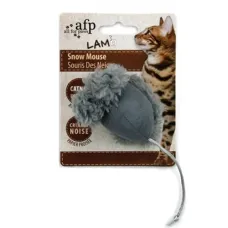 Игрушка (All For Paws) 2104 Lamb Мышь снежная с кошачьей мятой для кошек (1/8/48)