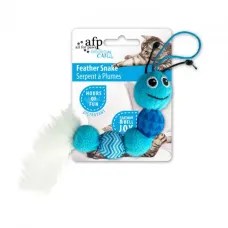 Игрушка (All For Paws) 2145 Modern Гусеничка с пером с кошачьей мятой для кошек (1/6/48)