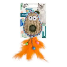 Игрушка (All For Paws) 2849 Whisker Fiesta Авокадо с мятой 23*8*3,5см для кошек (1/48)