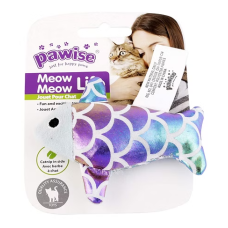 Игрушка (Pawise) 28313 Рыбка для кошек блестящая с кошачьей мятой (1/48)
