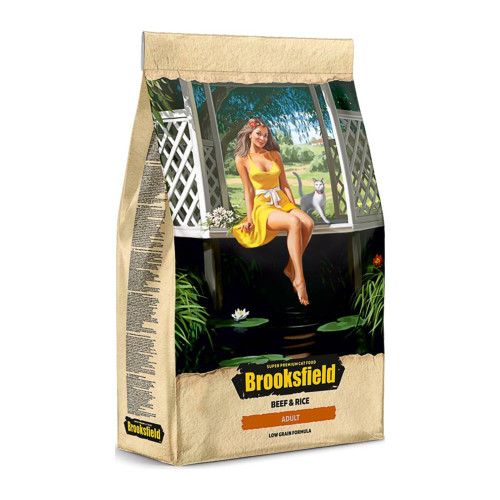 Brooksfield Adult Cat Beef 2кг говядина/рис сухой для кошек (354554) NEW