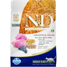 Farmina (Фармина) N&D Low Grain Cat  0,3кг низкозерновой ягненок и черника сухой для кошек (4039)
