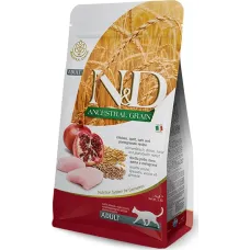 Farmina (Фармина) N&D Low Grain Cat 5кг низкозерновой курица и гранат сухой для кошек (4037)