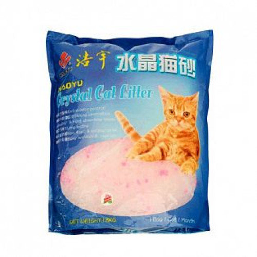 Наполнитель Crystal Cat 1,8кг (Цветочный) силикагель