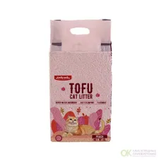 Наполнитель (Emily pets) 2,5кг из волокон бобовых растений (соевый), персик