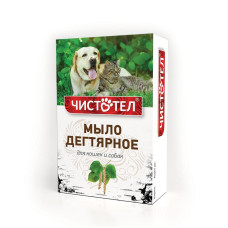 Мыло (Чистотел) 80гр от блох и клещей дегтярное универсальное